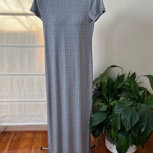 Michael Kors XS Gray Maxi Dress with Side Slits